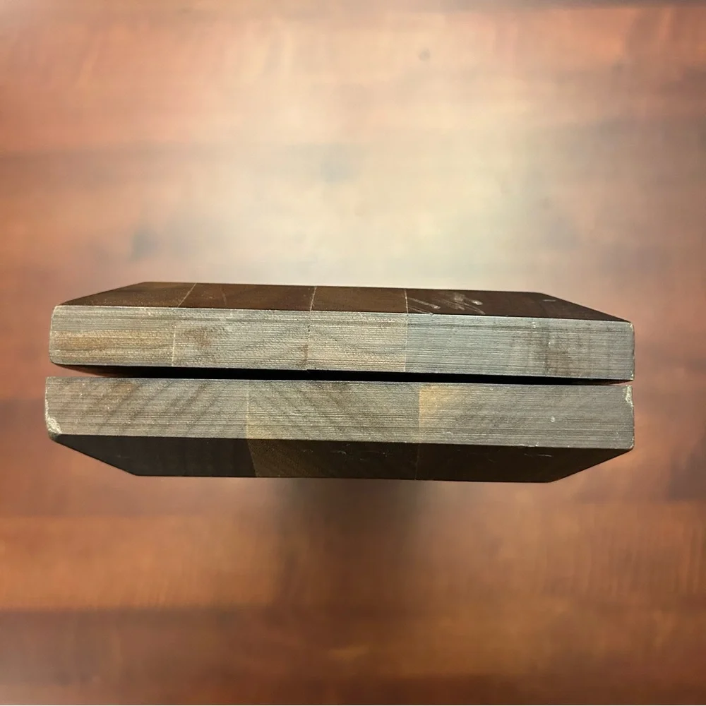 Oneida Will O' Wisp Two Piece Carving Set in walnut wood box